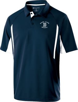 Dad's Club Board Shirt - Holloway Avenger Polo, Navy/White